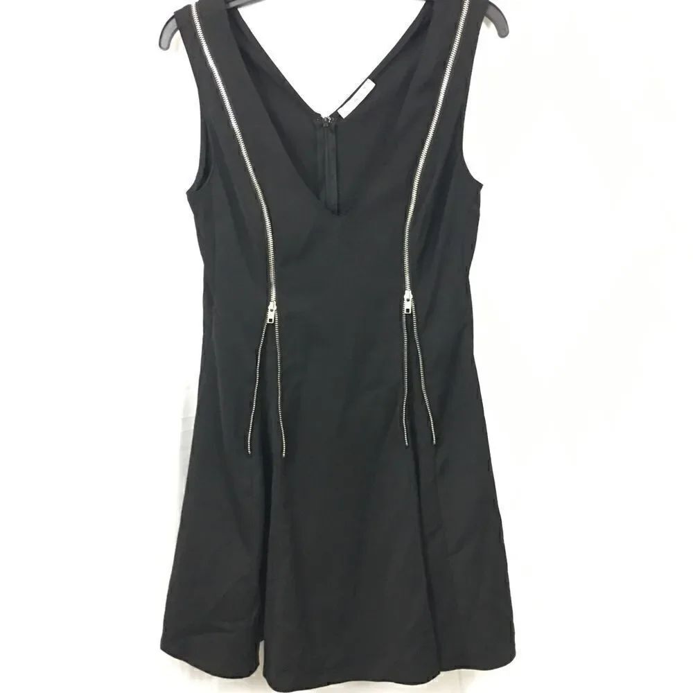 Mika & Gala Black Sleeveless Skater Dress